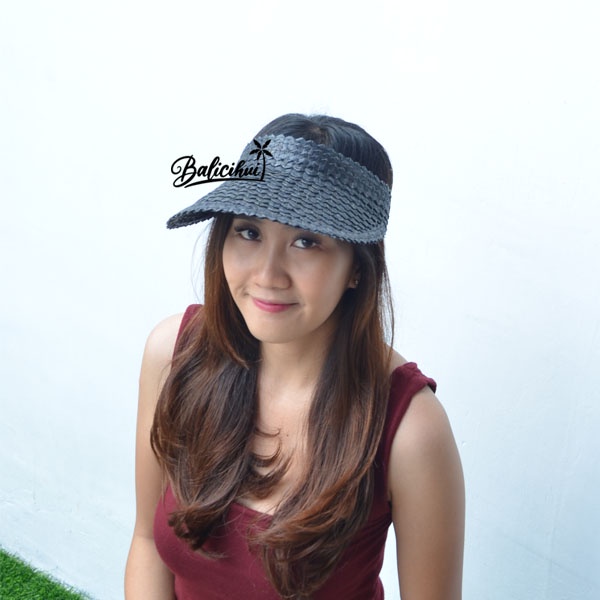 Balicihui Topi Anyaman Topi Golf Wanita Bahan Anyaman Lontar Topi Bali