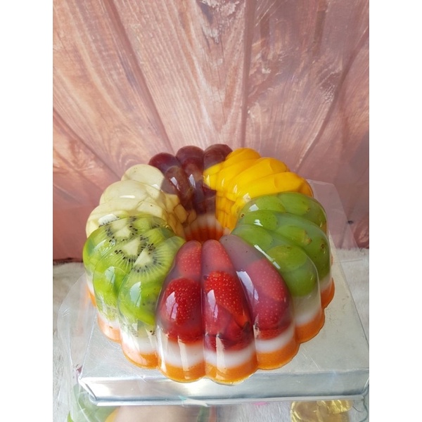 

Puding Mix fruit dari buah asli