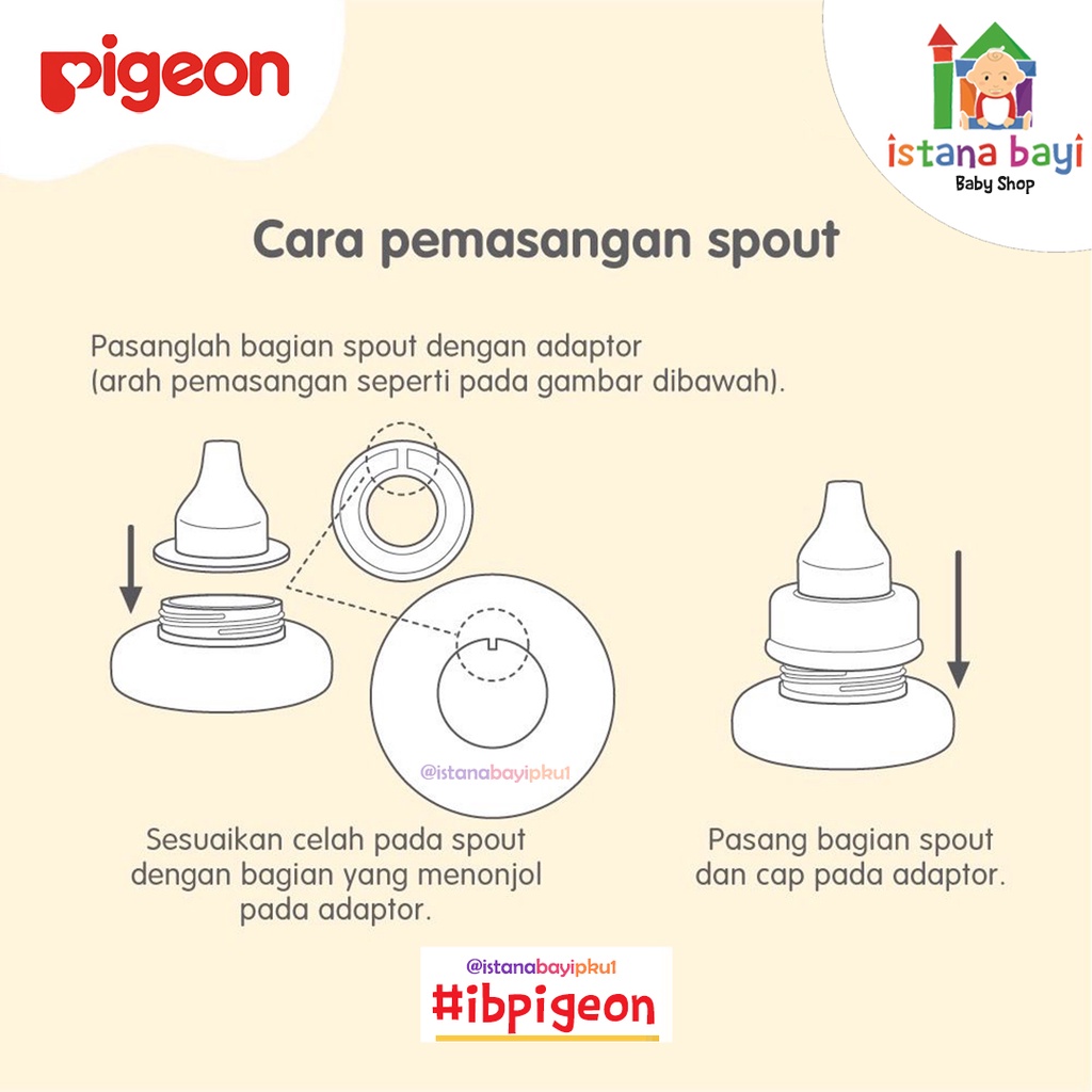 PIGEON Mag Mag Spare Spout / Aksesoris PIGEON Mag Mag Spout Cup