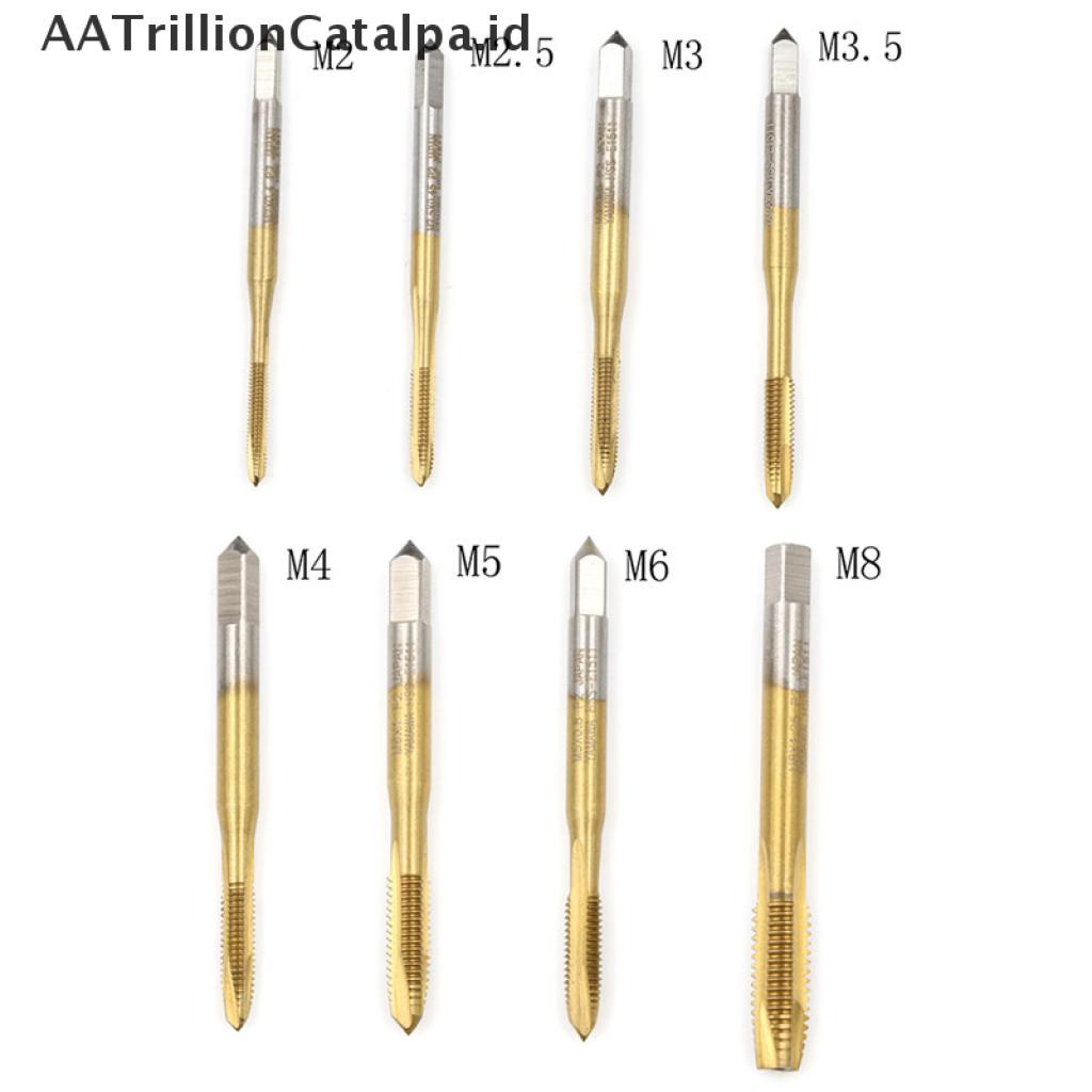 Sekrup Ulir Ulir Lurus M2 / M2.5 / M3 / M3.5 / M4 / M5 / M6 / M8 Metrik Flute Tap