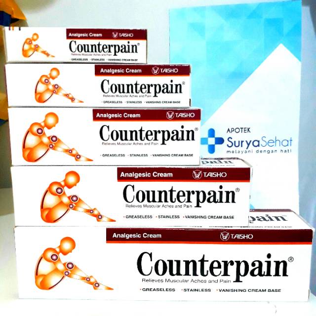 Counterpain 60gr / 120 gr - Krim Otot Penghilang Rasa Nyeri