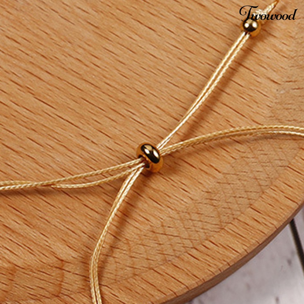 Twowood Chain Bracelet Adjustable Eye-catching Metal Sparkling Elegant Moon Beautiful Bracelet for Women