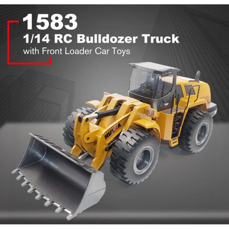 Huina 1583 RC Bulldozer  Truck  Loader