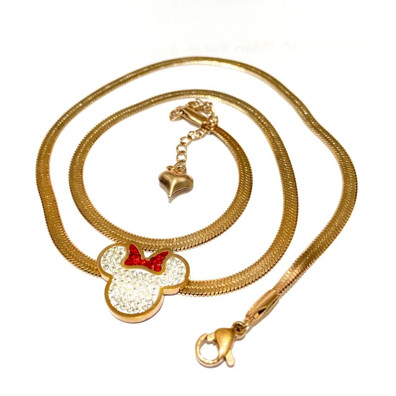 Kalung wanita //kalung titanium //titanium //peehiasan //kalung