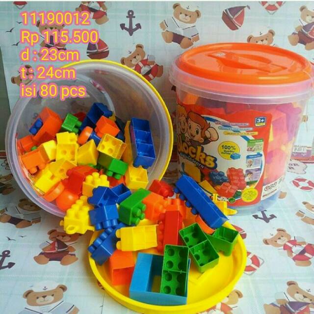 Mainan anak bongkar pasang