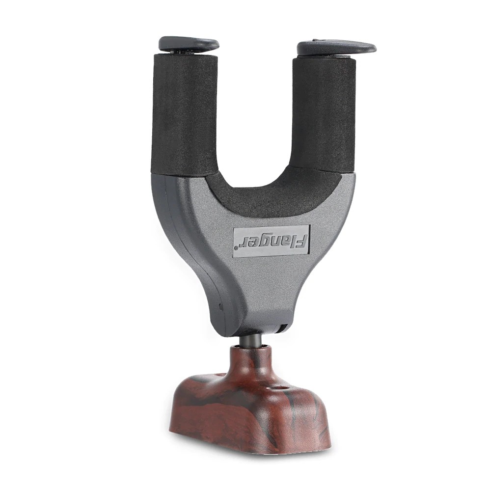 INDORETAIL | Kokoh Berkualitas Tinggi Flanger Gitar Hanger dengan Kunci Otomatis Dinding Dudukan