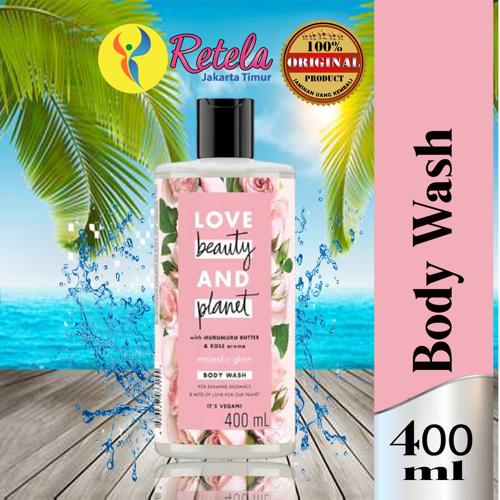 Love Beauty And Planet Body Wash Majestic Glow 400 mL / Sabun mandi
