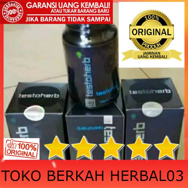 100% ASLI TESTOHERB Asli Suplemen Kesehatan Pria BPOM