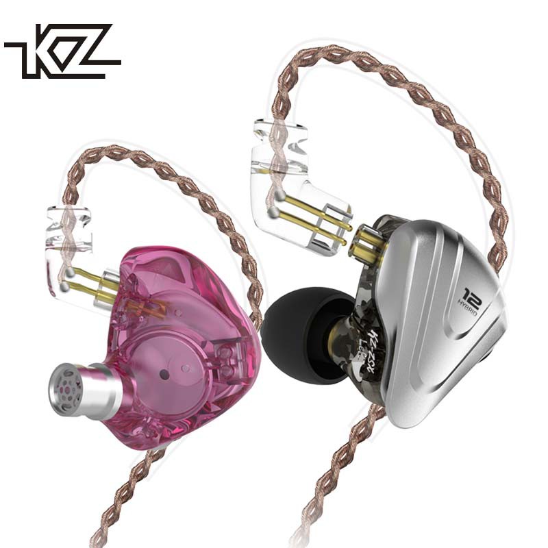 Knowledge Zenith KZ ZSX Terminator Hybrid Earphone with MIC - 6 Driver 5BA + 1DD