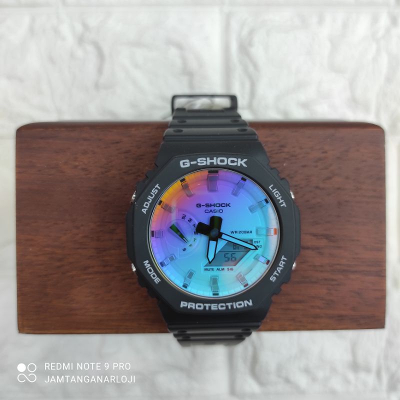 New Casio G-Shock GA-2100SR-1A Jam Tangan Pria GA 2100SR Ori Garansi