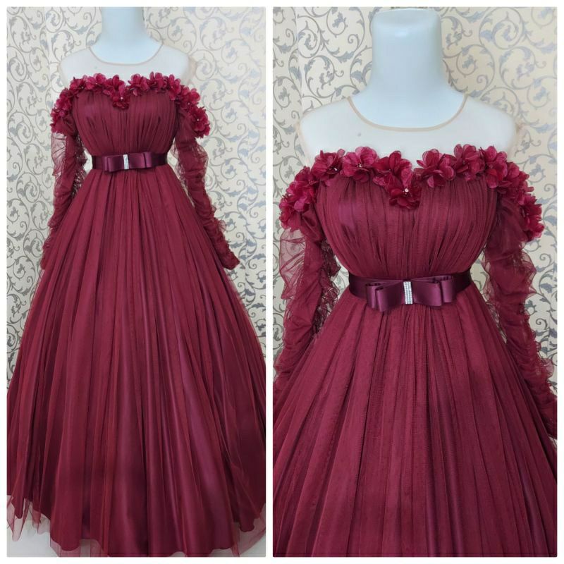 Gaun Pesta mewah | bisa request ukuran | gaun pesta dress pesta mewah