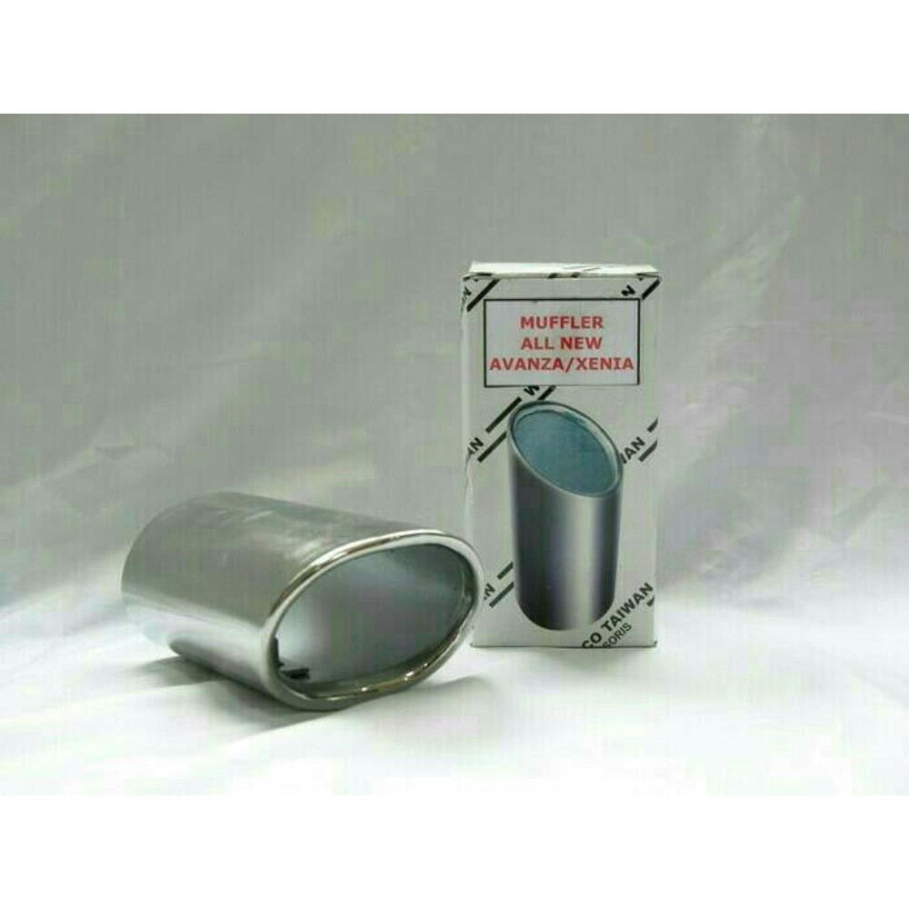 Buntut Knalpot Muffler Mobil All New Avanza Xenia Stainless Anti Karat