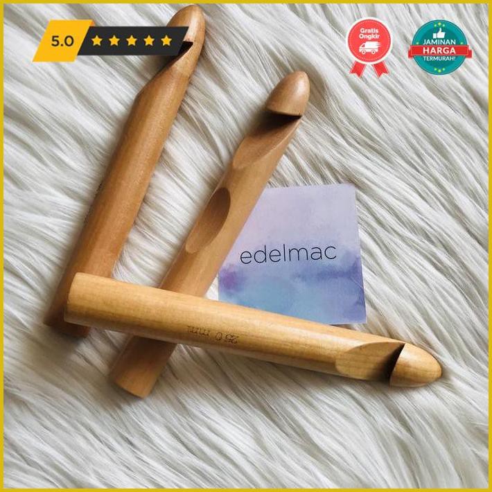 Kerajinan Tangan Jarum Rajut Crochet | Hooks Hakpen Kayu Terlaris