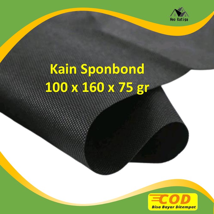 Kain Sponbond Meteran GSM 75 furing | bahan masker |  Buket Bunga | Tas belanja  GSM 75 Tebal Premiu