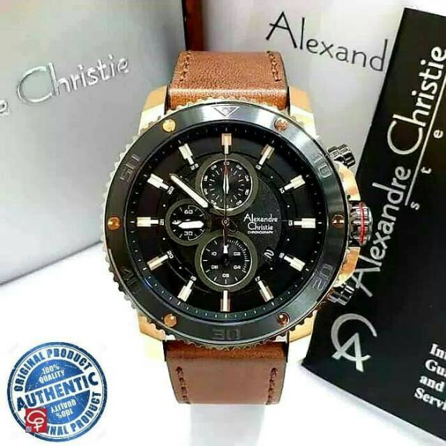 ALEXANDRE CHRISTIE AC6509MC AC 6509MC JAM TANGAN PRIA ORIGINAL