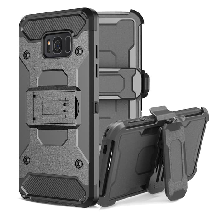 Softcase XGEAR Armor Holster Case Full Cover Casing HP LG Q6 Q6 Plus