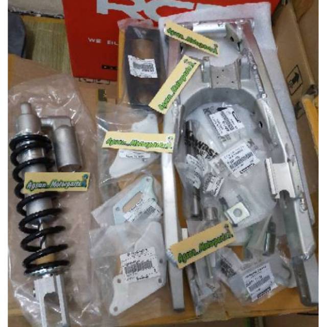 Monoshock dan arm set KLX 140 PNP KLX 150 original Kawasaki