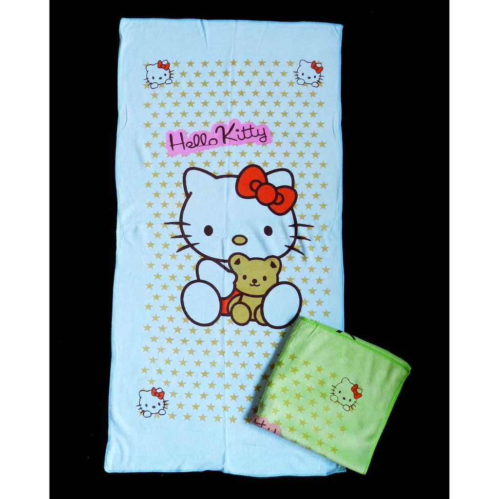 Handuk Bayi Microfiber Karakter Halus Lembut Balita Anak Micro Fiber Anduk Premium Quality Towel