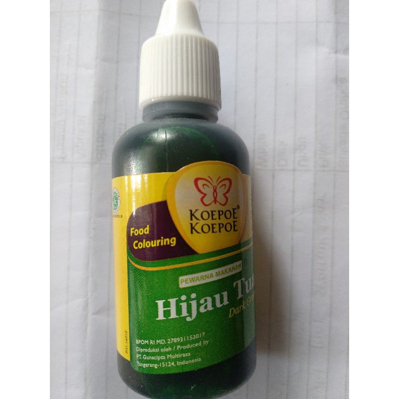 

Pewarna Hijau Tua 30 ml Koepoe