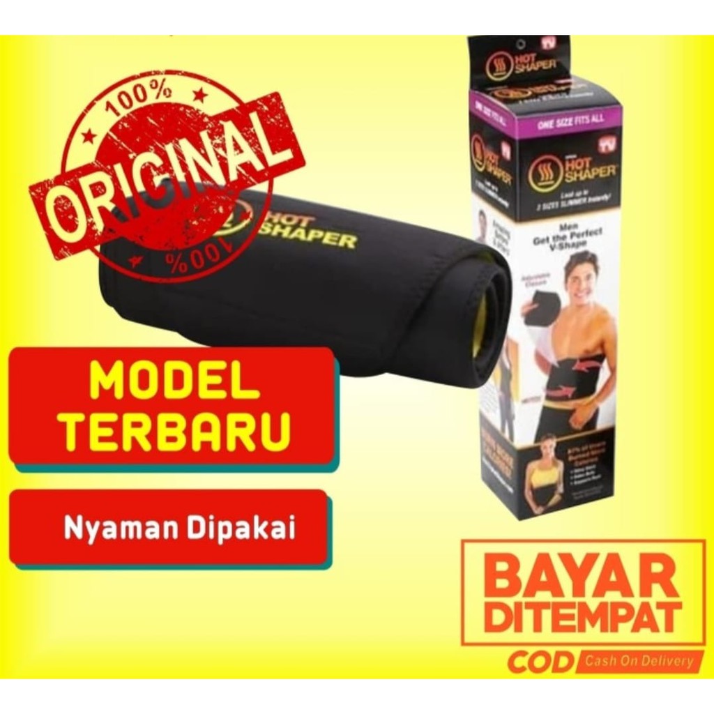 NEW HOT SHAPER POWER BELT KORSET PELANGSING PEMBAKAR LEMAK PERUT DENGAN PEREKAT ORIGINAL