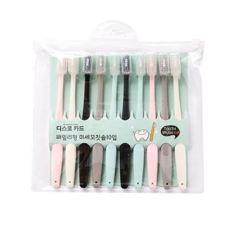 SIKAT GIGI DEWASA 1 set isi 10 pcs / toothbrush sikat gigi double care sensitiv