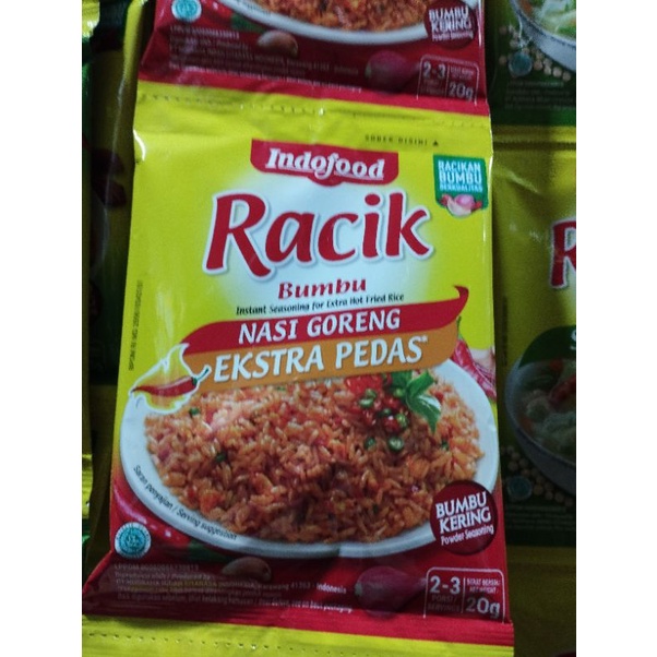 

RACIK BUMBU INDOFOOD 1renteng isi 10pack