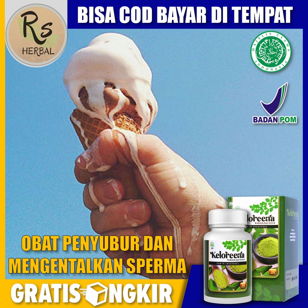 Keloreena Ekstrak Daun Kelor Asli, Obat Penyubur Sperma, Obat Herbal Sperma - KELOREENA  ASLI 100%