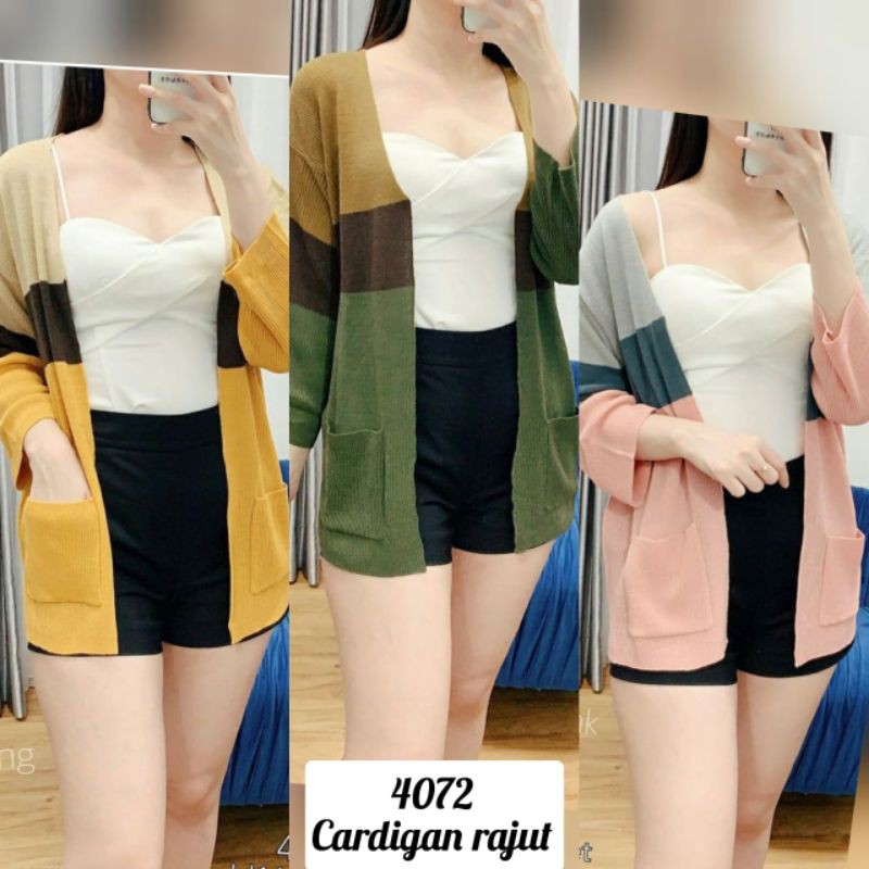 Long Cardigan Halifa Rajut Import (4072)