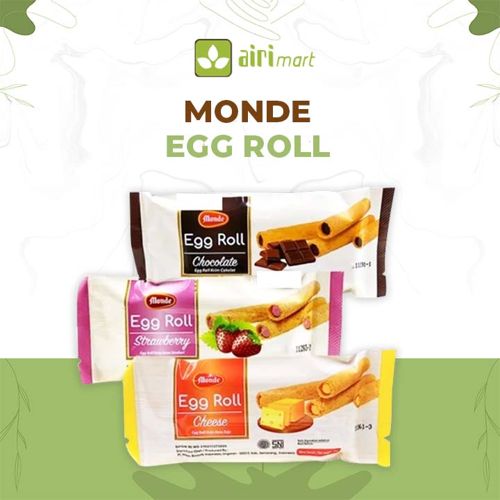 

Monde Egg Roll Coklat/Stroberi 35gr