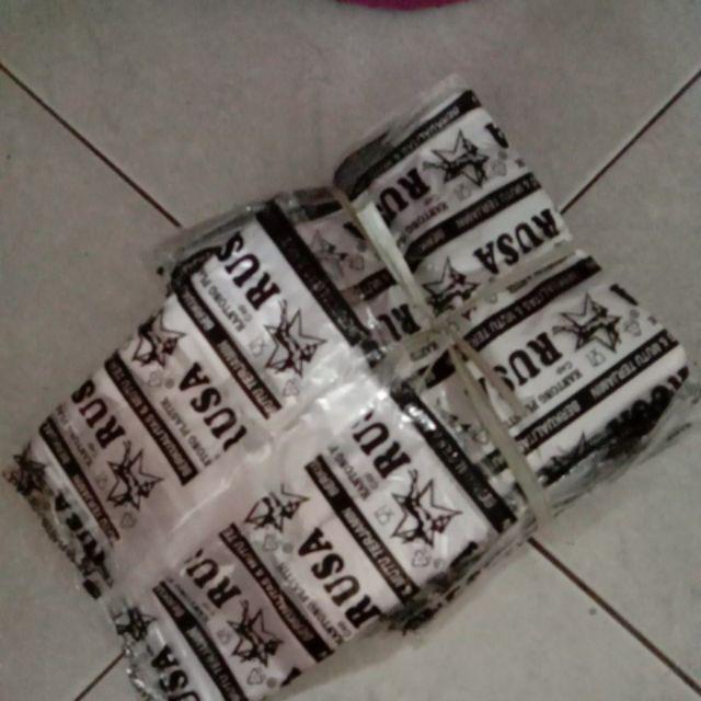 Kresek Bening Rusa 1 Ikat (10 Pcs ) Ukuran 15 / Kresek Kecil Bening