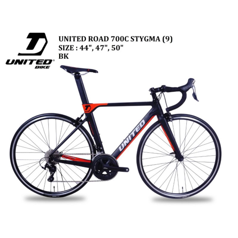 Road Bike United Stygma Black