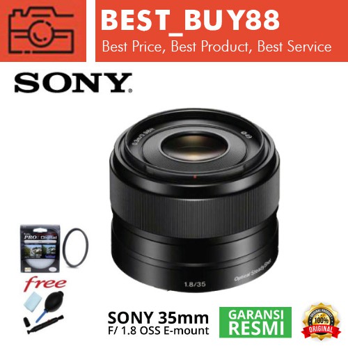 Lensa Sony E 35MM f/1.8 OSS - Lensa Sony E-Mount 35MM