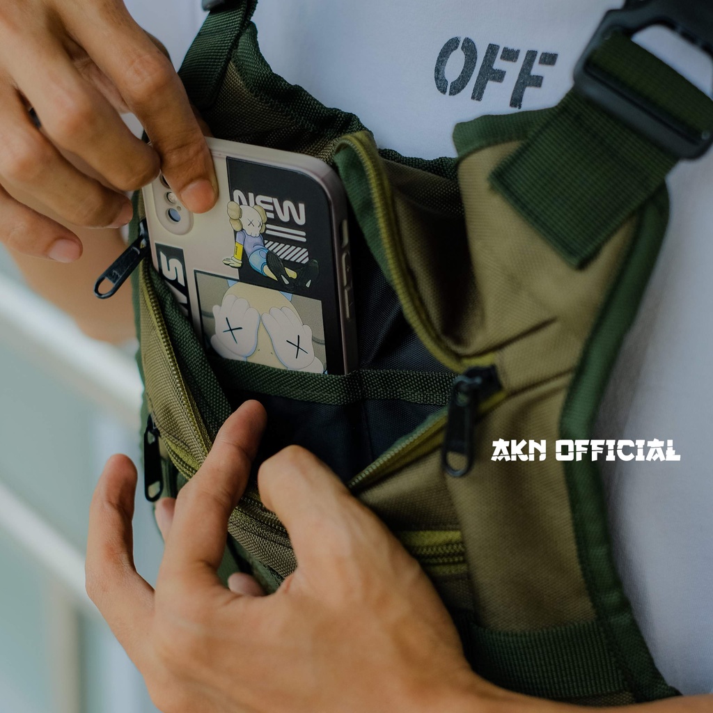 AKN - Chest Bag RDD 27 Premium Tas Dada Pria Tactical Quality Outdoor Rig