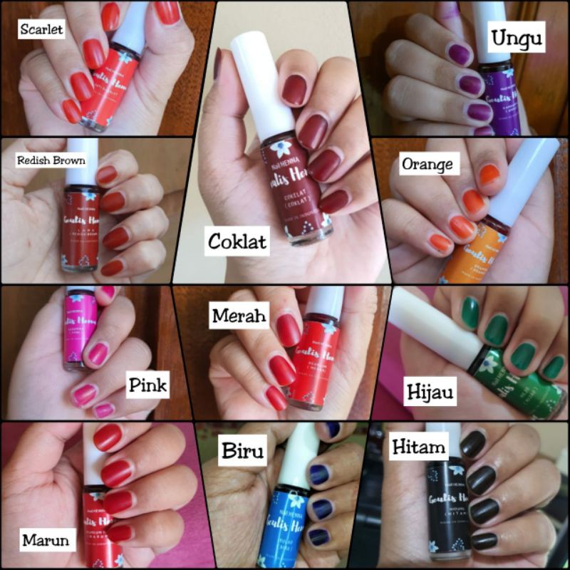 mini geulis henna | Henna kuku halal | Henna sah sholat