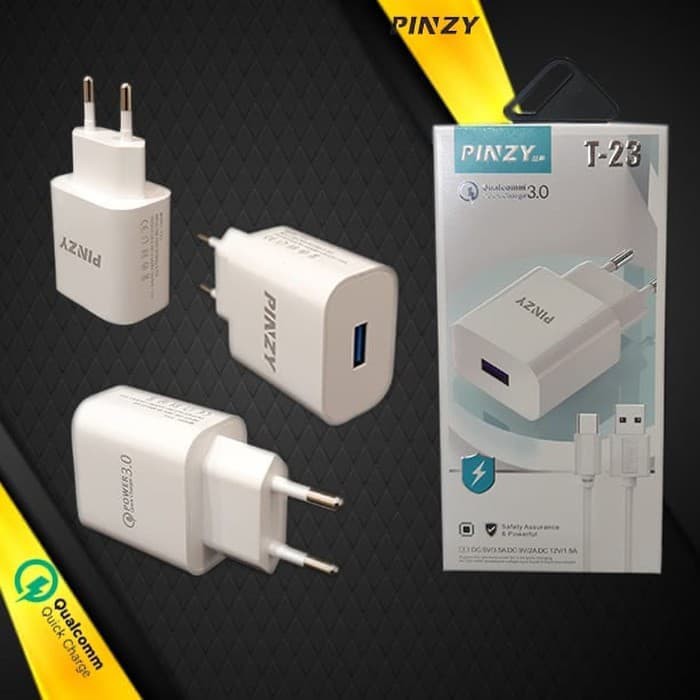 CHARGER CAS qualcomm 3.0 Pinzy T23 support quick charger