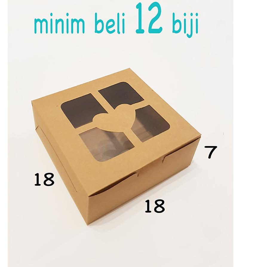 

Stok Banyak WEDN7 BOX KUE WINDOW 18x18 LAMINATED kotak R8K Dus roti Kraft Kardus Coklat Kotak Cake Karton Snack Dos 95 Grosir