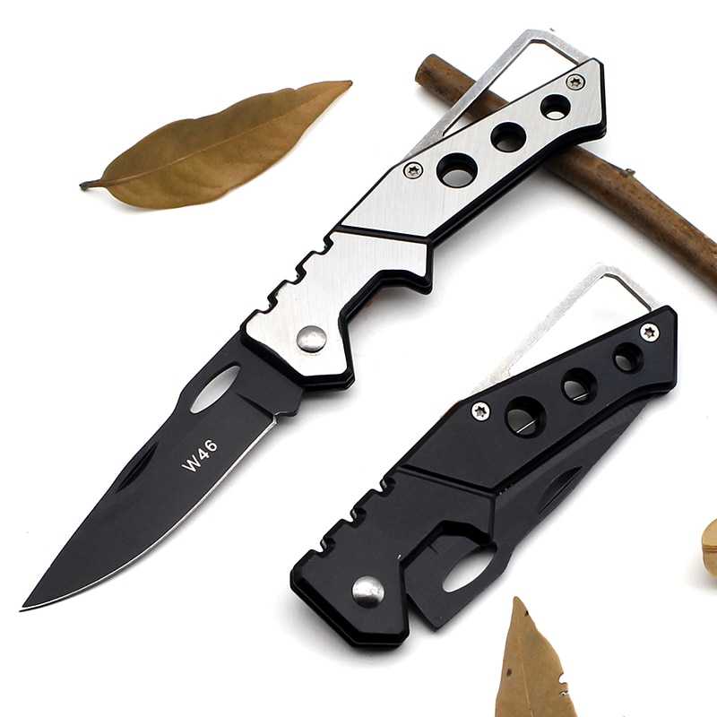 FatihShop KNIFEZER Pisau Saku Lipat Mini Serbaguna Portable Knife Survival - W46