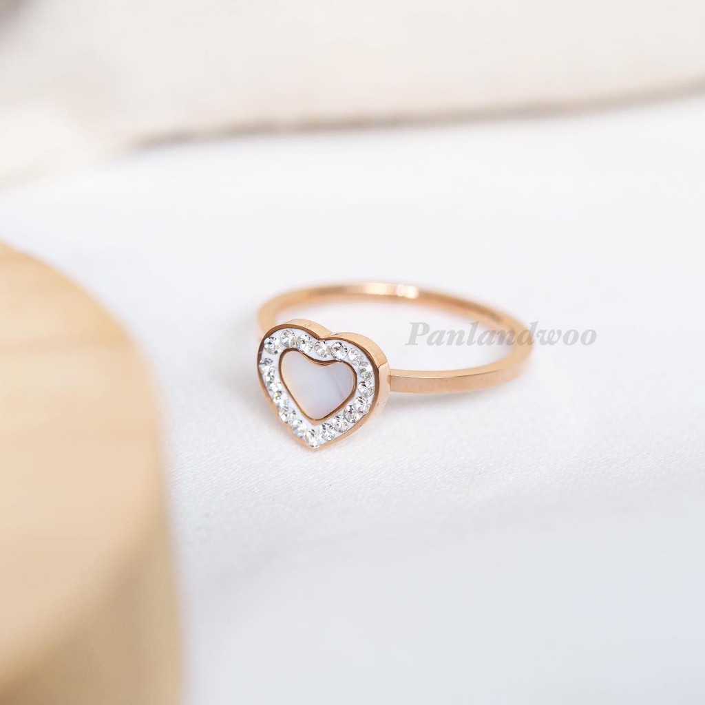 Panlandwoo - Cincin Titanium Wanita Lovin