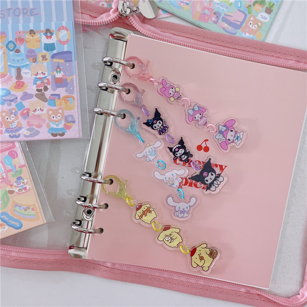Gantungan Kunci Bentuk Boneka Kartun Melody Bahan PVC Gaya Korea Untuk Dekorasi Tas Ransel
