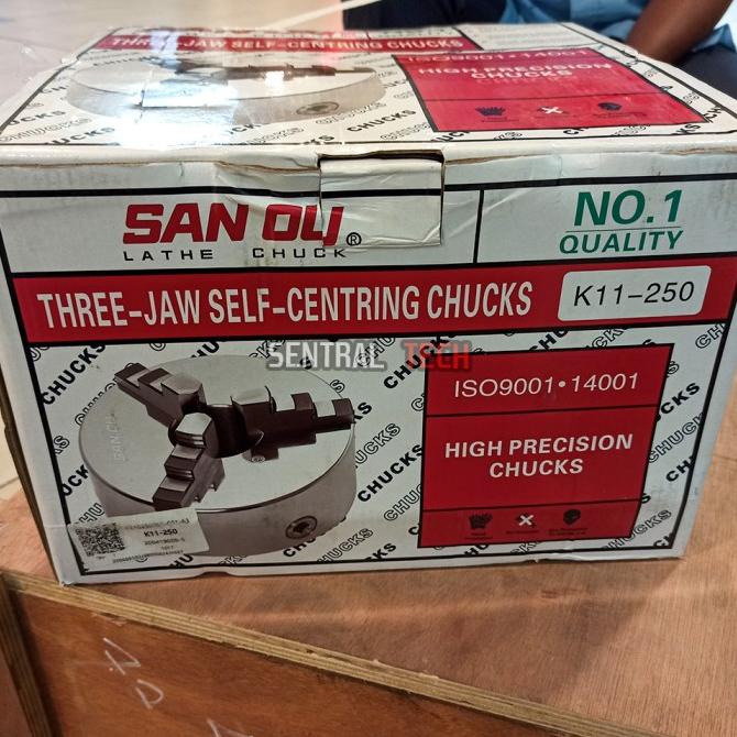 Chuck Bubut 10" 3 Jaw / Claw Bubut 3 Jaw / Catok Kepala Bubut 10 Inch