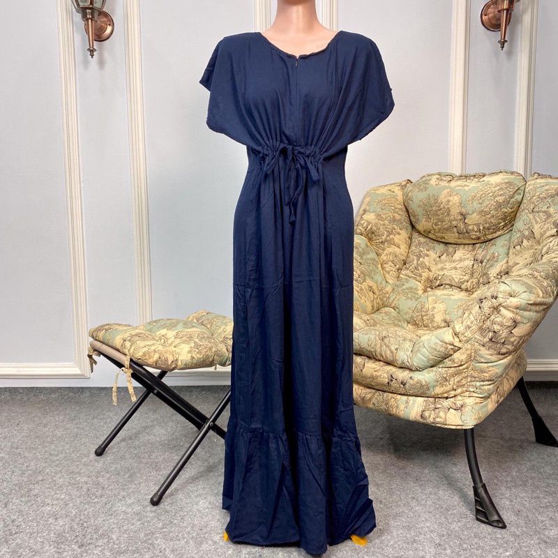 Daster Long Ruffle Polos LD 135 PB 130/Daster Jumbo