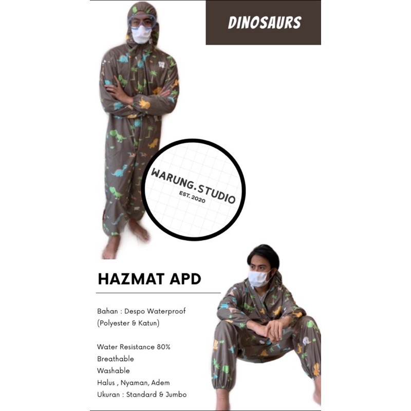 READY STOCK APD HAZMAT MOTIF LUCU KARAKTER (READY STOCK)
