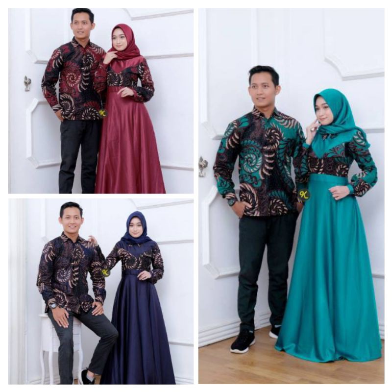 Maura Couple - Sania Ruffle Batik Couple ORI Ndoro Jowi DNT Garansi