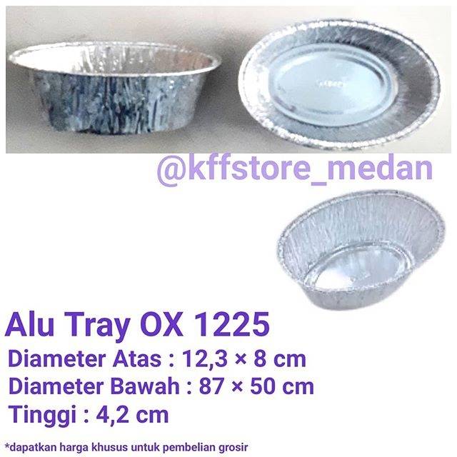 Jual Alumunium Foil / Alu Tray OX1225 (Per Pcs) | Shopee Indonesia