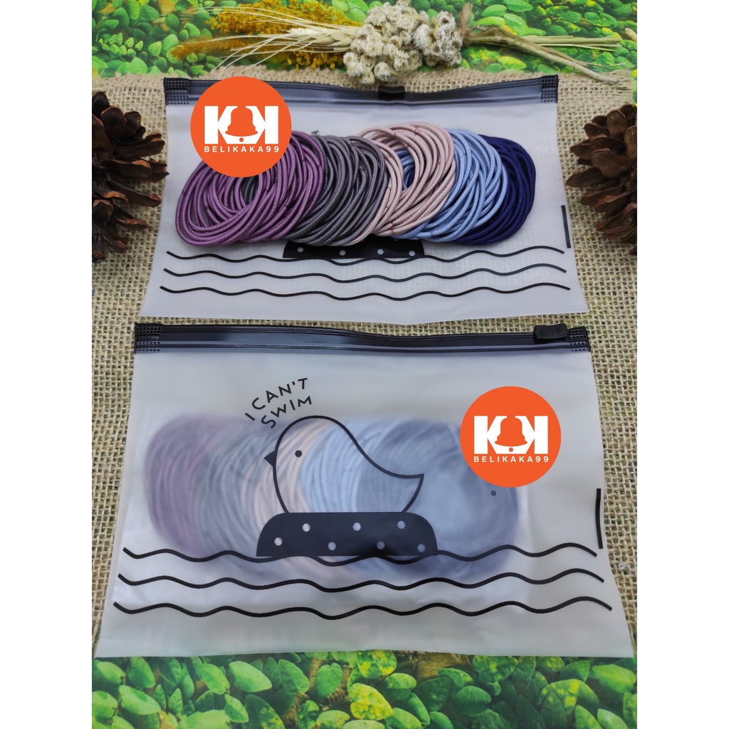 POUCH MULTIFUNGSI SERBAGUNA TRANSPARAN MOTIF BURUNG DAN BROUN / ZIPPER BAG ORGANIZER TRANSPARAN / TEMPAT IKAT RAMBUT / WADAH KOSMETIK / TEMPAT ALAT TULIS / TEMPAT MAKEUP / POUCH SERBAGUNA / POUCH TRANSPARAN Image 9