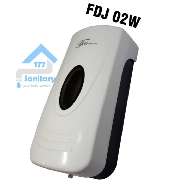 Tempat sabun cair PUTIH Fio FDJ 02W- Soap dispenser sabun cair sanitizer 360ml rack soap fiorentino /A12