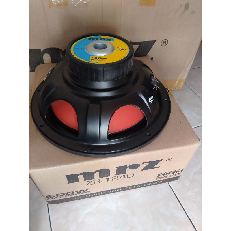 subwofer mrz 12 inch dobel coil 600 watt