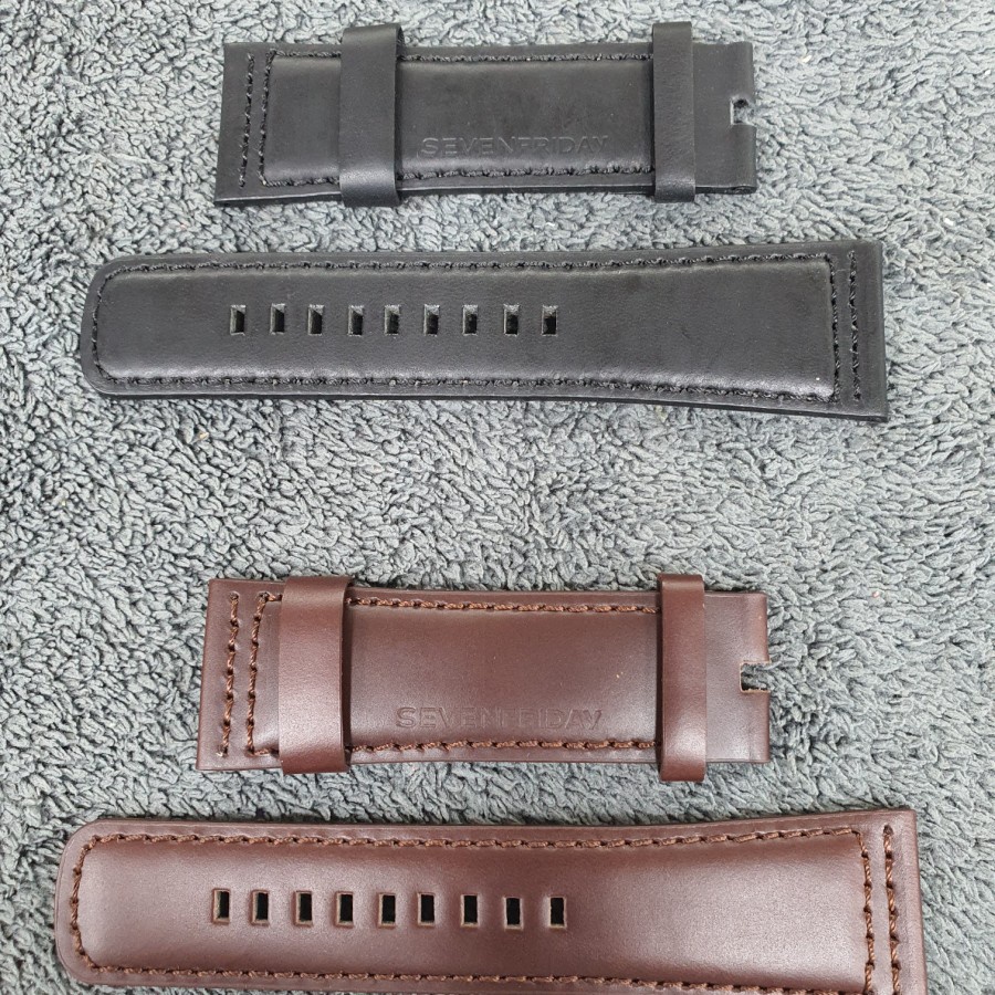 Kulit Strap dan Rubber Karet Seven Friday Original