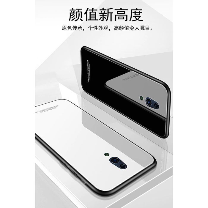 Oppo Reno 6.4 Inch Premium Glass Case - Putih