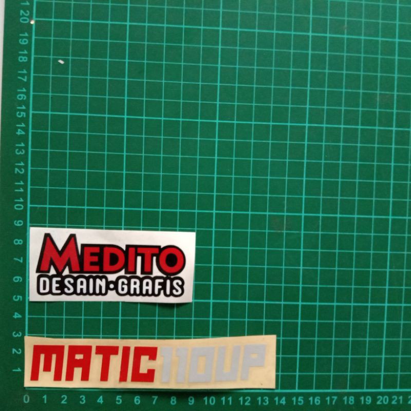 Sticker Cutting Matic110Up